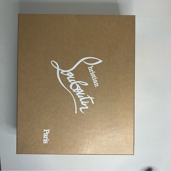 NWT Authentic Christian Louboutin Mariacar 120 Rete/Nappa 9B Strapped Heels - Picture 16 of 16